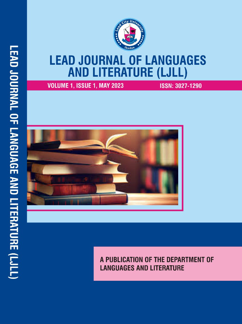 					View Vol. 1 No. 1 (2023): Lead Journal of Languages and Literature
				