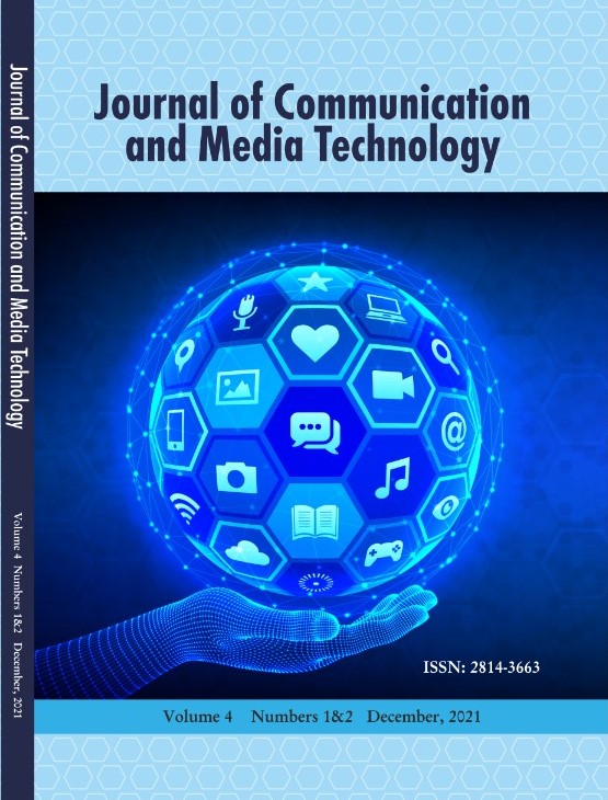 					View Vol. 4 No. 1&2 (2021): JOURNAL OF COMMUNICATION AND MEDIA TECHNOLOGY
				