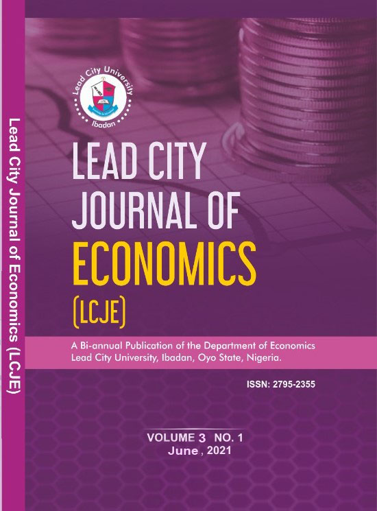 					View Vol. 3 No. 1 (2023): LEAD CITY JOURNAL OF ECONOMICS
				