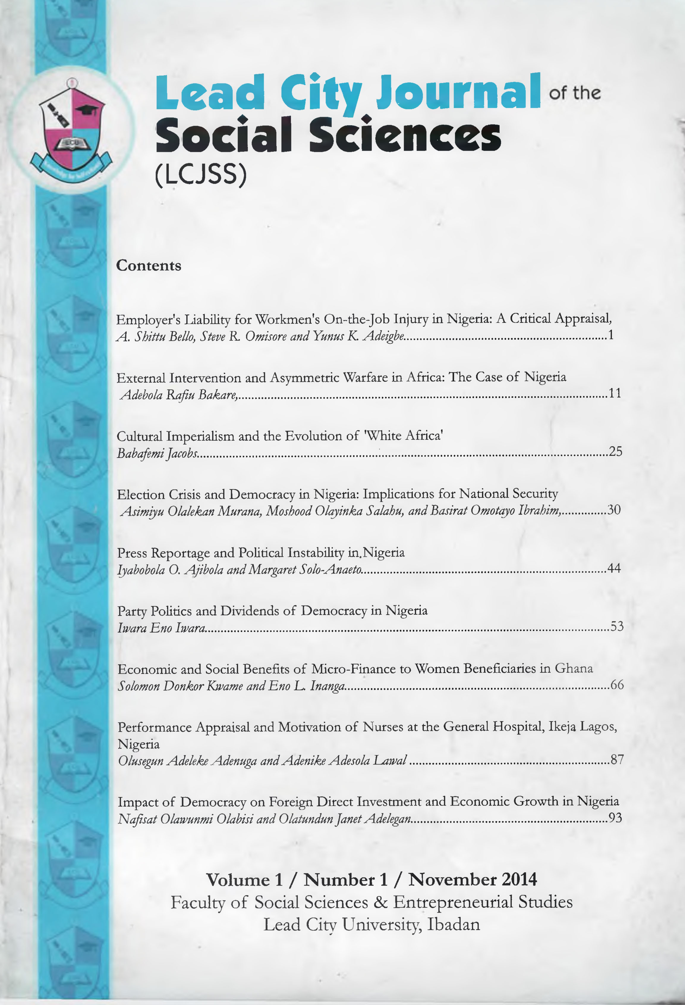 Volume 1 cover